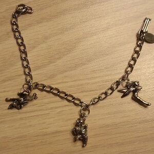 Disney Silver-Tone Charm Bracelet
